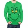 Hybrid Apparel Sweaters & Sweatshirts Big Face Grinch Sweater