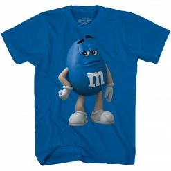 Mad Engine M&M's Candy Character Face Adult T-Shirt Shirts / Tops