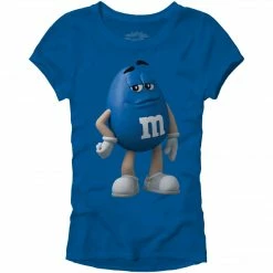 Mad Engine M&M's Candy Character Face Juniors T-Shirt Women's Shirts 9 Mad Engine M&M's Candy Character Face Juniors T-Shirt Women's Shirts
