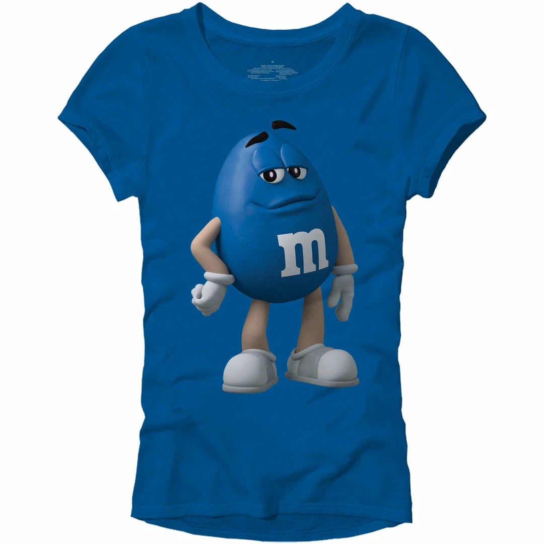 Mad Engine M&M's Candy Character Face Juniors T-Shirt Women's Shirts 6 Mad Engine M&M's Candy Character Face Juniors T-Shirt Women's Shirts