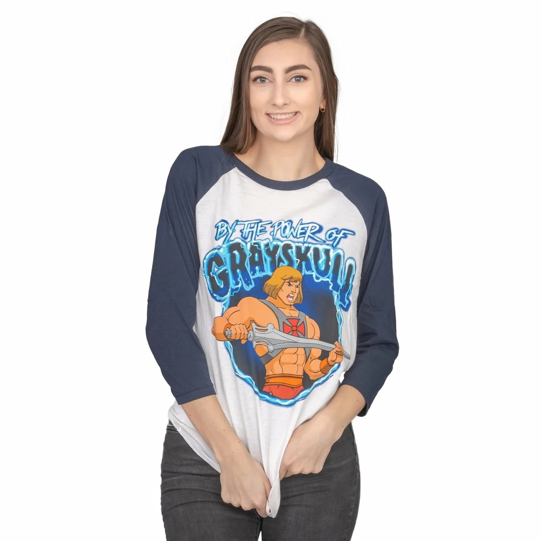 Mighty Fine By The Power Of Grayskull Raglan T-Shirt 4 Mighty Fine By The Power Of Grayskull Raglan T-Shirt