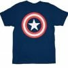 Mad Engine Captain America Star Logo T-shirt