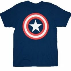 Mad Engine Captain America Star Logo T-shirt