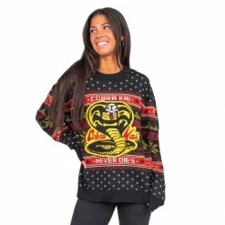 Ripple Junction Cobra Kai Never Dies Sweater Action / Adventure 10 Ripple Junction Cobra Kai Never Dies Sweater Action / Adventure
