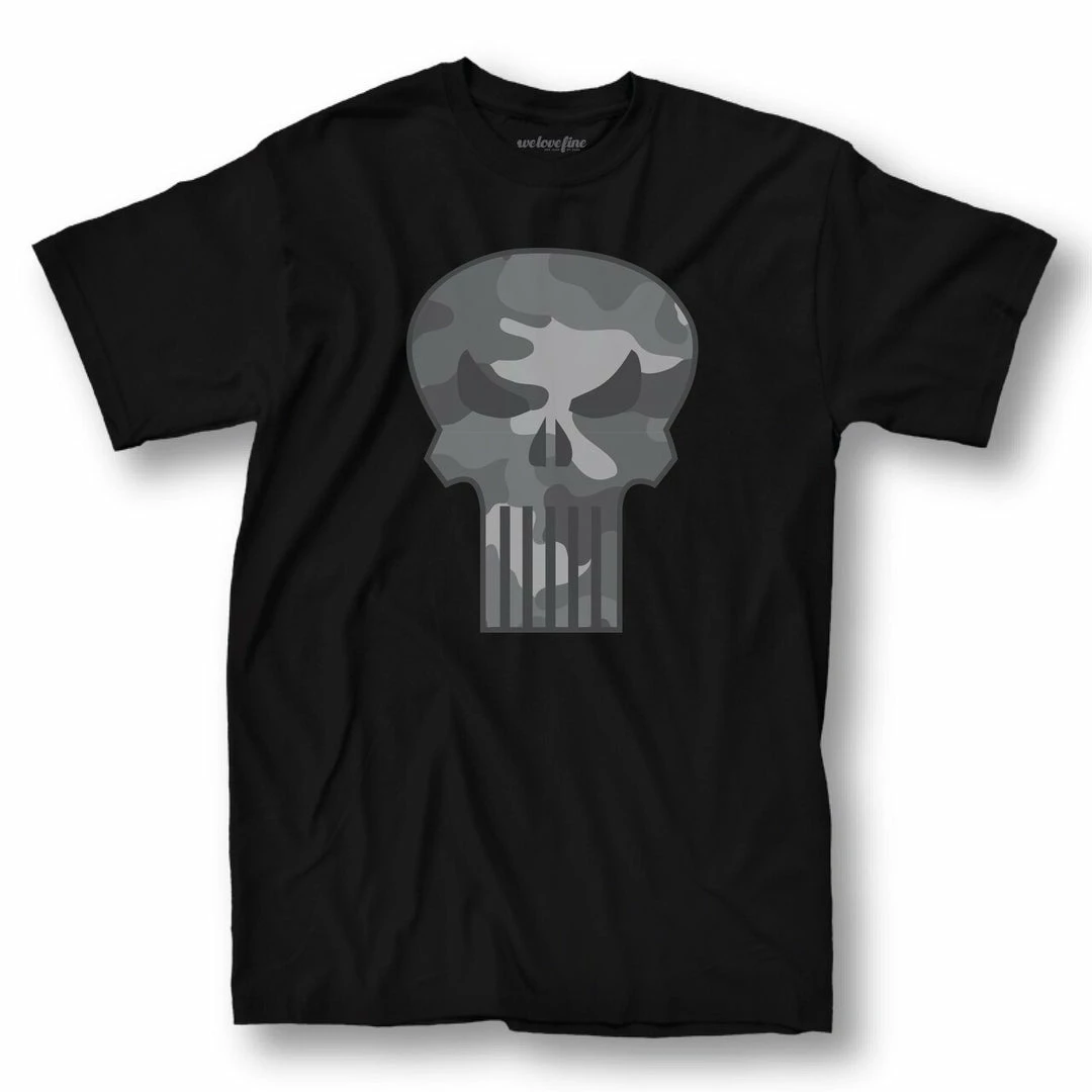 Mighty Fine The Punisher Camo Logo T-shirt Shirts / Tops 3 Mighty Fine The Punisher Camo Logo T-shirt Shirts / Tops