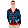 Mighty Fine Sweaters & Sweatshirts Things 1 & 2 Ugly Christmas Sweater Cardigan
