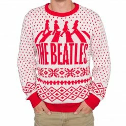 Hybrid Apparel Sweaters & Sweatshirts The Beatles Abbey Road Christmas Sweater
