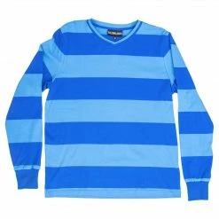 Costume Agent Blue And Detective Halloween Costume Blue Striped Shirt