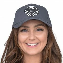 Concept One Marvel Shield Cosplay Carol Danvers Captain Adjustable Snapback Baseball Cap Hat Accessories / Footwear