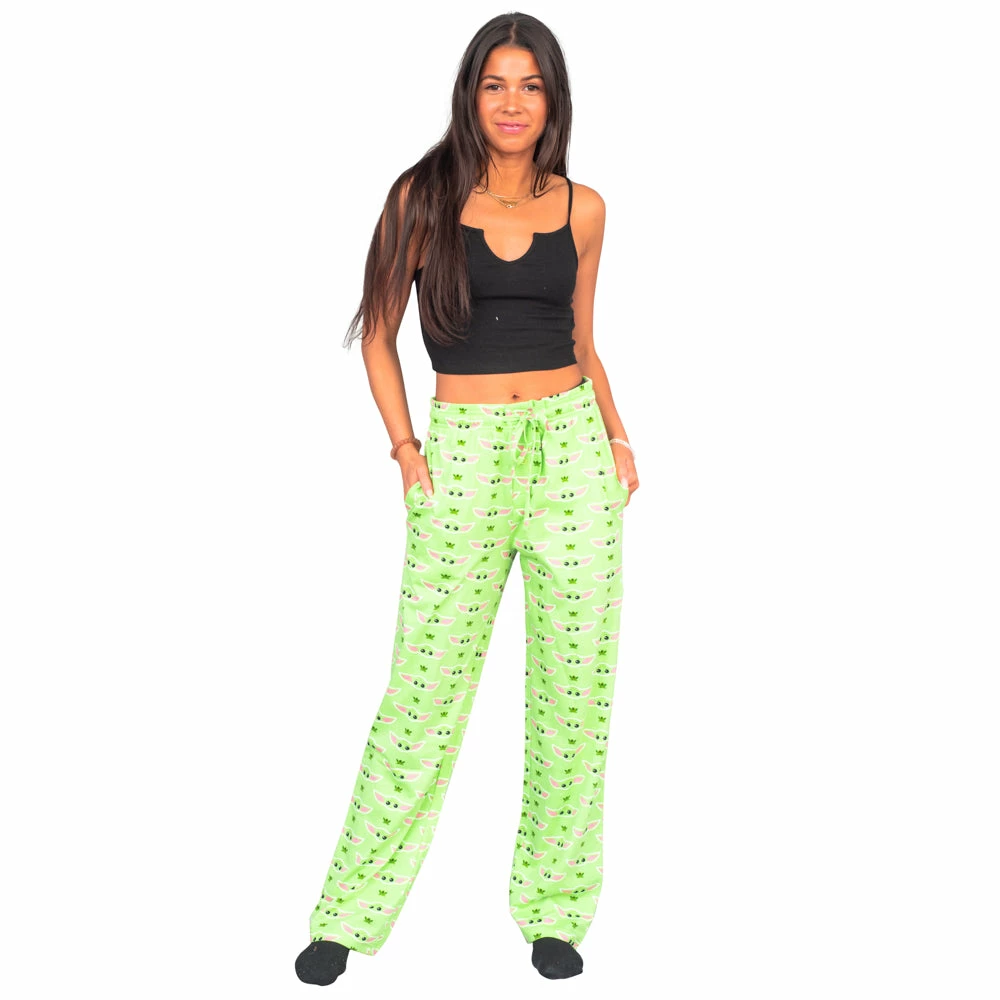 TVStoreOnline Star Wars Baby Yoda And Frogs Pajamas Green Lounge Pants 3 TVStoreOnline Star Wars Baby Yoda And Frogs Pajamas Green Lounge Pants