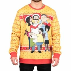 Ripple Junction Bob's Burgers Family Hug Sweater Animation