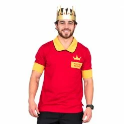 Costume Agent His Royal Beefiness King Halloween Costume T-shirt And Crown Cosplay NEW ARRIVALS
