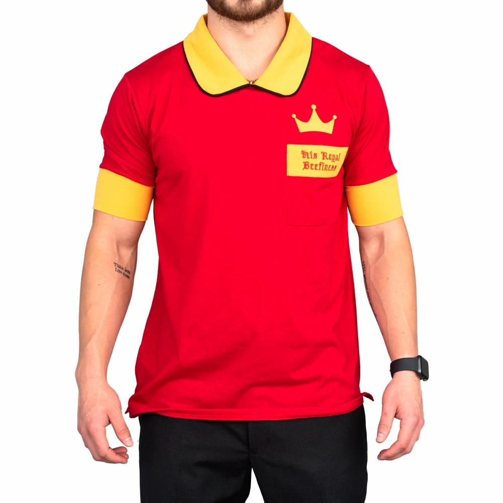 Costume Agent His Royal Beefiness King Halloween Costume T-shirt And Crown Cosplay NEW ARRIVALS 5 Costume Agent His Royal Beefiness King Halloween Costume T-shirt And Crown Cosplay NEW ARRIVALS