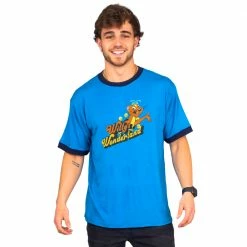 Costume Agent Willy's Wonderland The Janitor Blue T-shirt COSTUMES