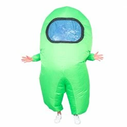 TVStoreOnline NEW ARRIVALS Crew Mate Astronaut Among Space Halloween Costume Inflatable Chub Suit