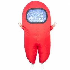 TVStoreOnline NEW ARRIVALS Crew Mate Astronaut Among Space Halloween Costume Inflatable Chub Suit