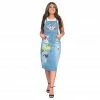 Costume Agent Uptown Girls Overall Embroidered Denim Dress Womens Halloween Costume Cosplay NEW ARRIVALS 1 Costume Agent Uptown Girls Overall Embroidered Denim Dress Womens Halloween Costume Cosplay NEW ARRIVALS