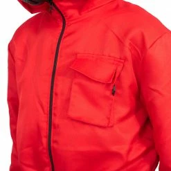 Costume Agent Squid Costume Red Jumpsuit With Mask Belt And Gloves Halloween Cosplay Squid Game