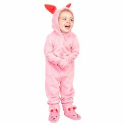 Costume Agent A Christmas Story Pink Bunny Pajamas Christmas Jumpsuit Halloween Costume