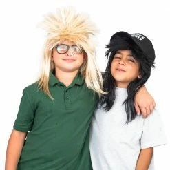 TVStoreOnline Wayne's World Garth And Wayne Youth Halloween Costume Set NEW ARRIVALS