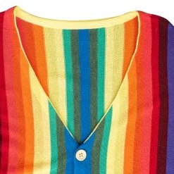 Costume Agent Caddyshack Caddy Rainbow Sweater Halloween Costume Cardigan