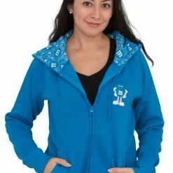 M&M's Zip Up Ladies Fleece Hoodie Sweatshirt Sweaters & Sweatshirts
