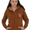 M&M's Zip Up Ladies Fleece Hoodie Sweatshirt Sweaters & Sweatshirts 2 M&M's Zip Up Ladies Fleece Hoodie Sweatshirt Sweaters & Sweatshirts