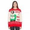 Ripple Junction Sweaters & Sweatshirts Elf Buddy Santa I Know Him Ugly Christmas Sweater