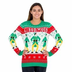 Ripple Junction Sweaters & Sweatshirts Elf Ginormous Ugly Christmas Sweater 8 Ripple Junction Sweaters & Sweatshirts Elf Ginormous Ugly Christmas Sweater