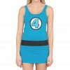 Signorelli Fantastic Four 4 Invisible Woman Costume Tunic Tank Dress