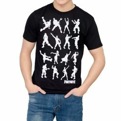 Mad Engine Fortnite Dance Dance Adult Black T-shirt