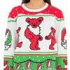 Ripple Junction Grateful Dead Bears And Ornaments Christmas Sweater MUSIC