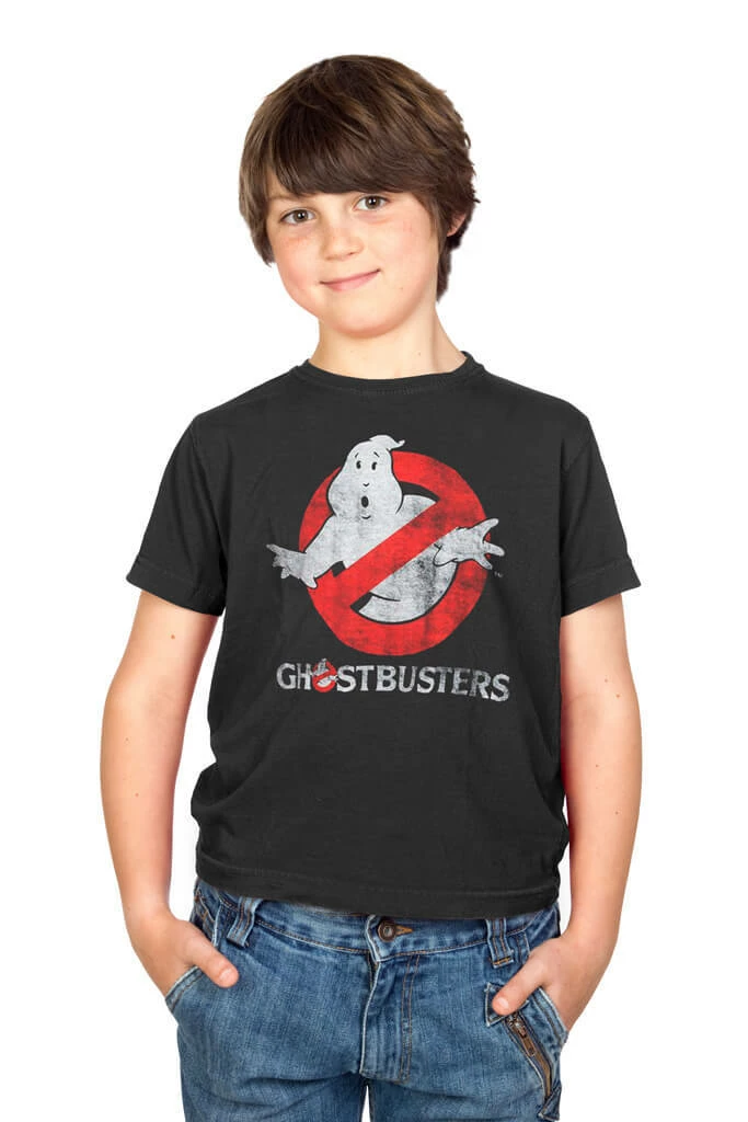 Mad Engine Ghostbusters Faded Logo To Go Youth T-shirt 3 Mad Engine Ghostbusters Faded Logo To Go Youth T-shirt