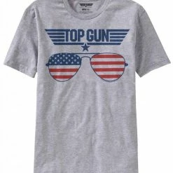 Ripple Junction Shirts / Tops Top Gun American Flag Sunglasses T-Shirt
