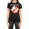 Mad Engine Ghostbusters Vintage Logo Junior's Tee Shirts / Tops