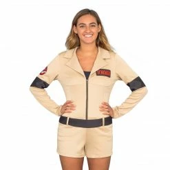 Vendor-unknown Ghostbusters Womens Sexy Costume With 4 Interchangeable Name Patches MOVIES