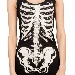 Life Clothing Glow In The Dark Skeleton Costume Tank Dress Dresses / Leggings