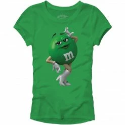 Mad Engine M&M's Candy Character Face Juniors T-Shirt Women's Shirts 8 Mad Engine M&M's Candy Character Face Juniors T-Shirt Women's Shirts