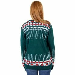 Costume Agent Sweaters & Sweatshirts Ugly Christmas Sweater Flashing Nose Reindeer Sweater 13 Costume Agent Sweaters & Sweatshirts Ugly Christmas Sweater Flashing Nose Reindeer Sweater