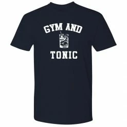Costume Agent TV SHOWS Gym And Tonic Navy T-shirt