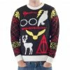 Junk Food Harry Potter Owl Deathly Hallows Sign Ugly Christmas Sweater Sweaters & Sweatshirts 1 Junk Food Harry Potter Owl Deathly Hallows Sign Ugly Christmas Sweater Sweaters & Sweatshirts