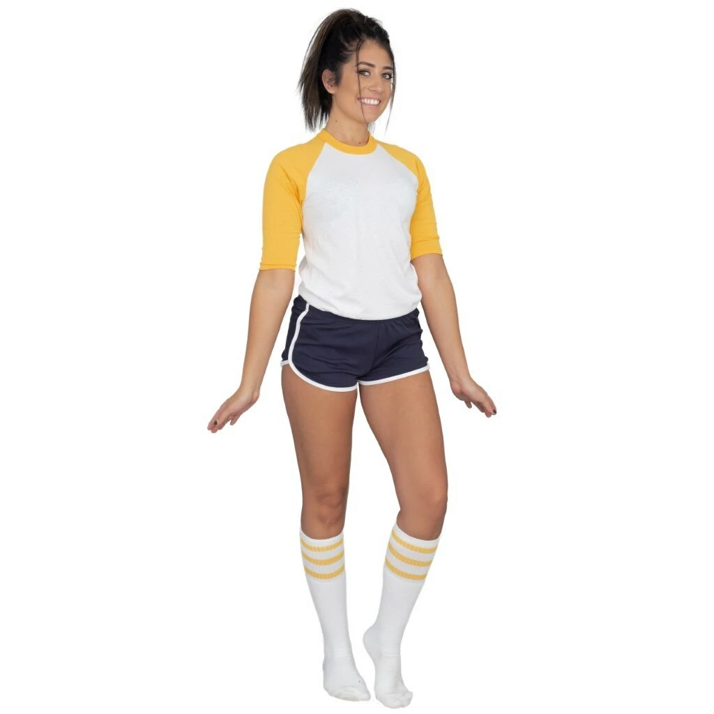 Costume Agent High School Girls Cheerleader Warmups Costume Set 3 Costume Agent High School Girls Cheerleader Warmups Costume Set