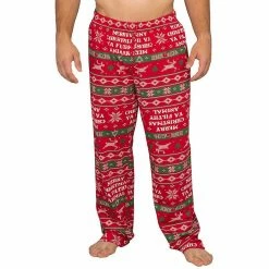 Briefly Stated Pajamas / Underwear Home Alone Merry Christmas Ya Filthy Animal Lounge Pants