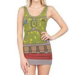 Mighty Fine Tank Tops I Am Boba Fett Costume Tank Top Shirt