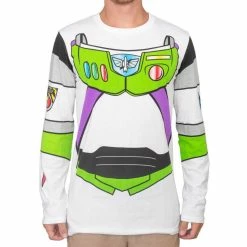 Mad Engine I Am Buzz Lightyear Adult Long Sleeve Costume T-Shirt