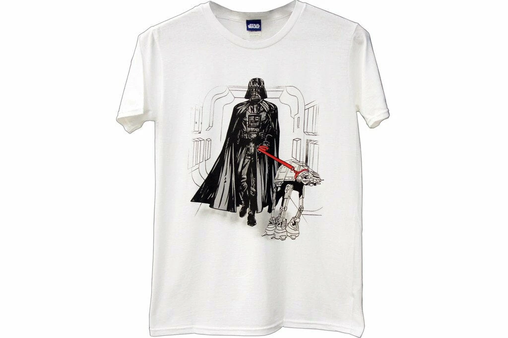Mad Engine Darth Vader Through Hallway Walking At-At Dog T-shirt Shirts / Tops 3 Mad Engine Darth Vader Through Hallway Walking At-At Dog T-shirt Shirts / Tops