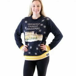 Costume Agent Griswold Family Christmas Light Up House Ugly Sweater Sweaters & Sweatshirts