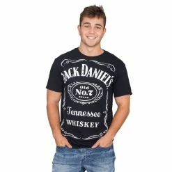 Men's Shirts Jack Daniel's Whiskey Old No. 7 Tennessee Label T-shirt
