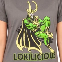 Mighty Fine Shirts / Tops Loki Kawaii Lokilicious T-Shirt