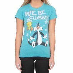 Fifth Sun Looney Tunes We Be Clubbin' Sylvester And Tweety T-Shirt Shirts / Tops